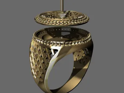 anillo casino 3D print model