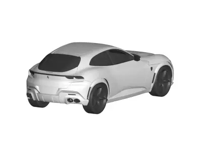 Ferrari Purosangue 3D model