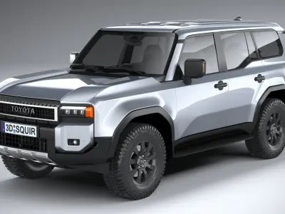 Toyota Land Cruiser 250 basic 2025 3D model