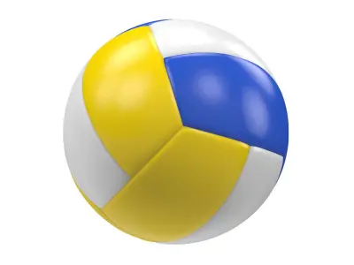 Volleyball ball  Low-poly 3D model buy