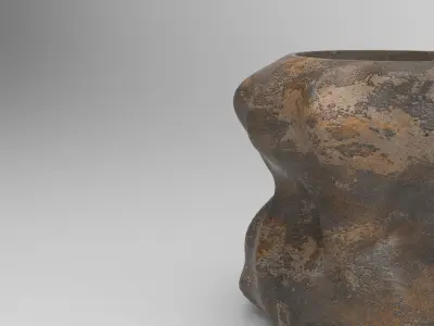 Nou Vase Low-poly 3D model