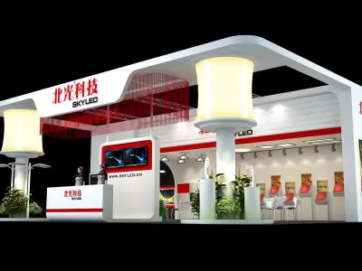 Exhibition - Area - 13X9-3DMAX2012-04 3D model