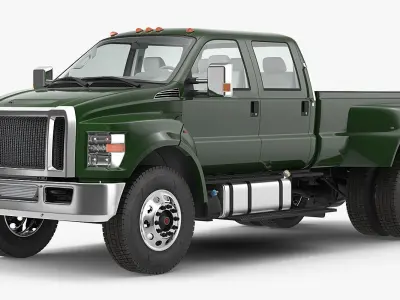 Generic Pickup Rigged 3D model