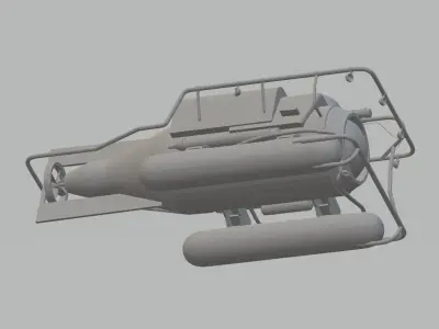 2 Submarines Free 3D print model