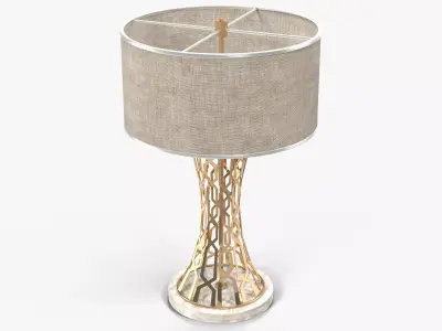Fine Art Lamps Alegretto Gold 784910 2ST Low-poly 3D model