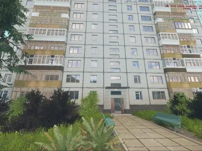 Bulding constructor Low-poly 3D model