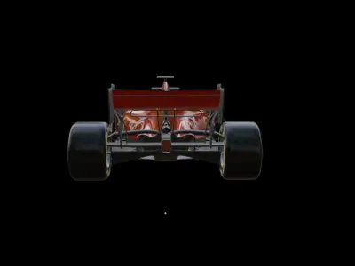 2019 Ferrari F1  Low-poly 3D model