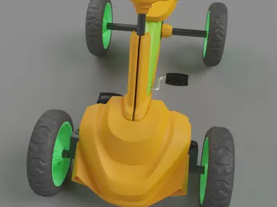 pedal kart design 3D model