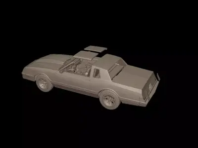 custom monte carlo 86 ss 3D print model