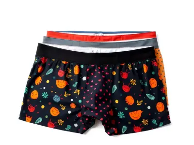 Vibrant Pattern Boxers model pack Low-poly 3D model