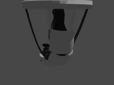 lowpoly GladOs portal 2 Free low-poly 3D model