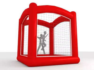3D inflatable child jump toy  Low-poly 3D model