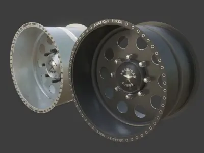 American Force 601 Classics Low-poly 3D model