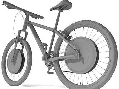 Detailed 3D Bike 3D model