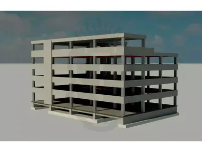 Revit Structural Model 3D model