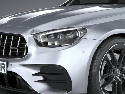 Mercedes E53 AMG Sedan 2021 3D model