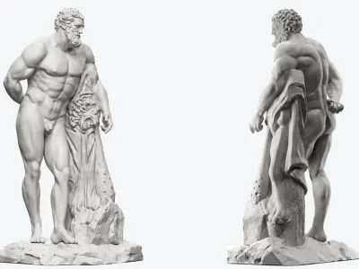 Heracles 3d Model statue of aphrodite 3D model