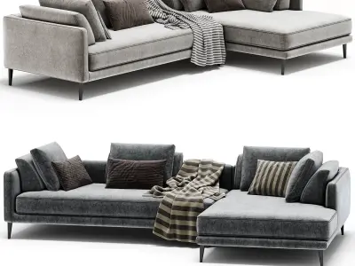 CORAAC 2191 DellaRobbia Sofa 3D model