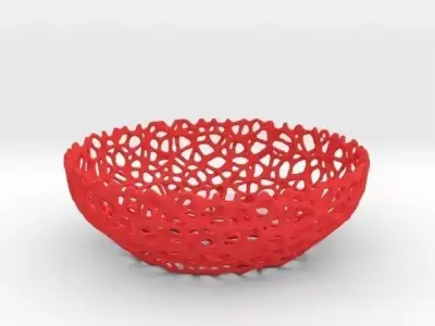 Voronoi bowl or key shell - Style No 8 3D print model
