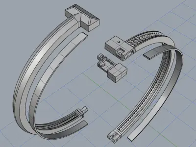 Tiffany Bracelet lightweight Like Original 3D print model