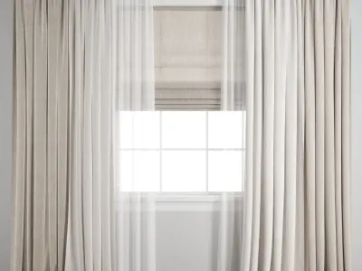 curtain 490 3D model