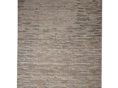 CALDERA HAND-KNOTTED WOOL RUG Low poly Low-poly 3D model