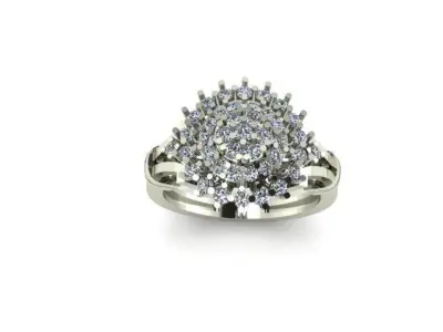 wedding ring 3D print model 28