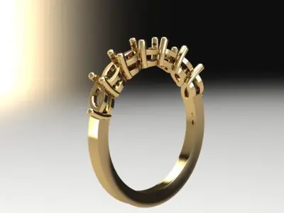Women engagement ring  3D print model