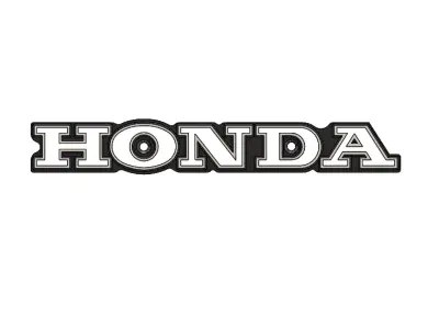 Honda Motorcycle MY 1976 Emblem 3D print model