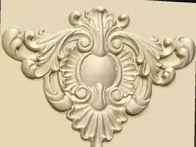 Decorative patterns CNC machine output 3D model 3D model 3D model