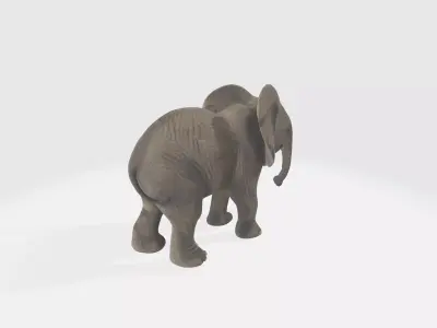 Elephant Low-poly 3D model