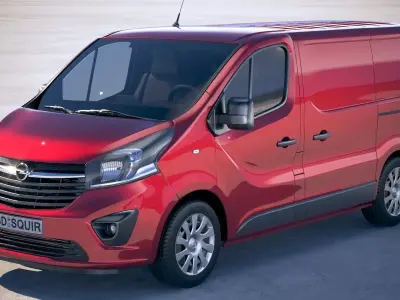 Opel Vivaro Cargo 2015-2018 3D model