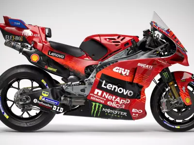 Ducati Desmosedici GP25 Low-poly 3D model