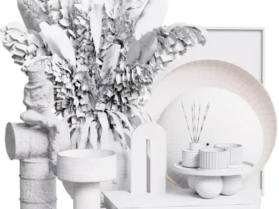 Decorative set 62 3D model purchase