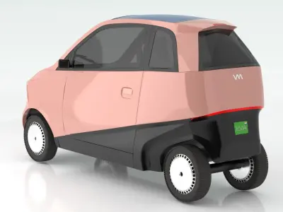 Vayve Mobility EVA Rose Coral 3D model
