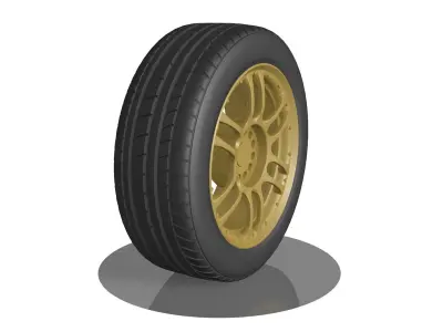 Wheel  Hy-poly R2 3D model