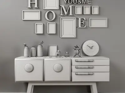 Decorative you me home for sims 3D model