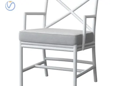 Lincoln brooks La Cruz Carver Chair Outdoor 3D model