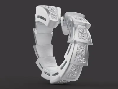 Serpent Ring 53937 3D print model