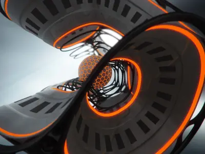 Core-M1 futuristic design 3D model