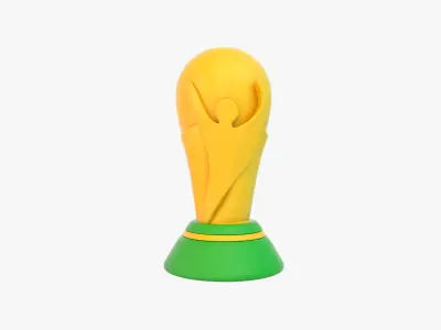 Trophy fifa world cup 3D model