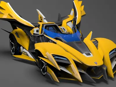 Race Car 3d Model 3D model