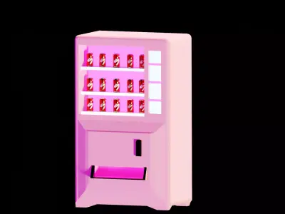 Vending Machine Free 3D model