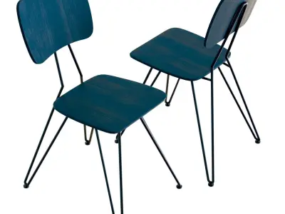 Scavolini Overdyed Dining Chair 3D model