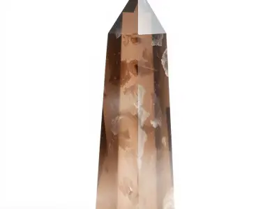 Amber Obelisk Crystal model pack Low-poly 3D model