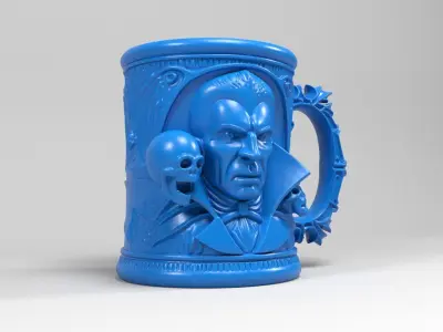 Dracula Mug 3D print model