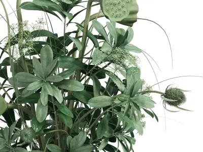 Flower In Vase 118 3D model