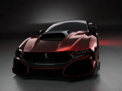 Muscle Car Bodykit 3D model