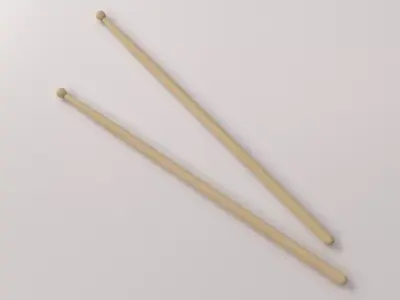 Drum Sticks 3D model