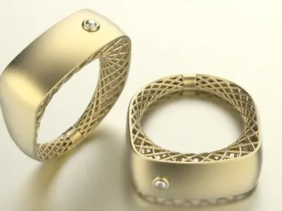 Luxury women ring 3D print model